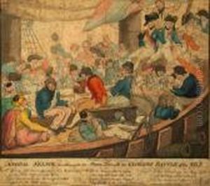 Admiral Nelson Recreating With His Brave by Thomas Rowlandson