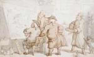 The Connoisseurs' Observation by Thomas Rowlandson