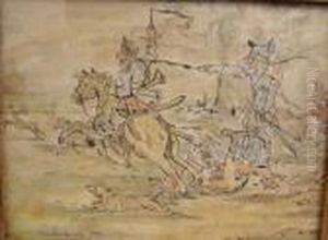 The King's Buck Hounds by Thomas Rowlandson