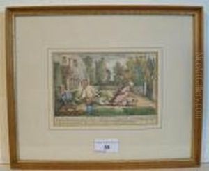 Miseries Of The Country by Thomas Rowlandson