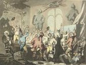 The Meet by Thomas Rowlandson