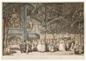 London -- Vauxhall Gardens by Thomas Rowlandson