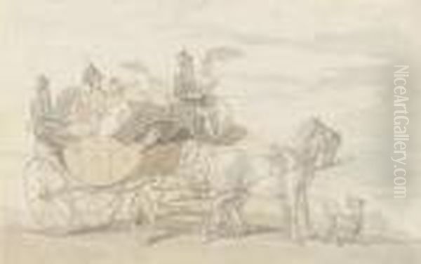 An Outing In The Barouche - view 1