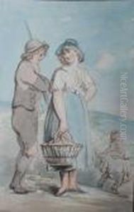 It Is Thoughtthat The Drawing by Thomas Rowlandson