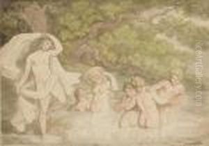 Les Baigneuses by Thomas Rowlandson