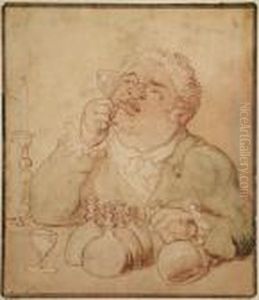 Theconoisseur Of Wine by Thomas Rowlandson