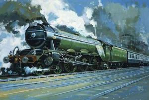 Unidentified steam train