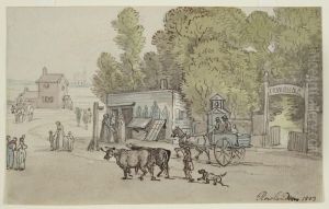 Street Scene by Thomas Rowlandson