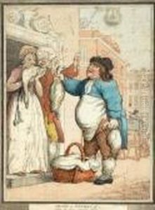 Cries Of London No. 2, Buy My Goose, My Fat Goose by Thomas Rowlandson