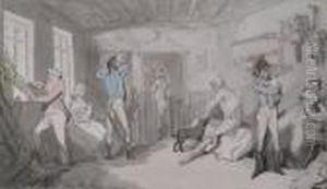 The Army Billet by Thomas Rowlandson