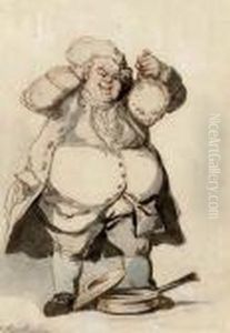 The Glutton by Thomas Rowlandson