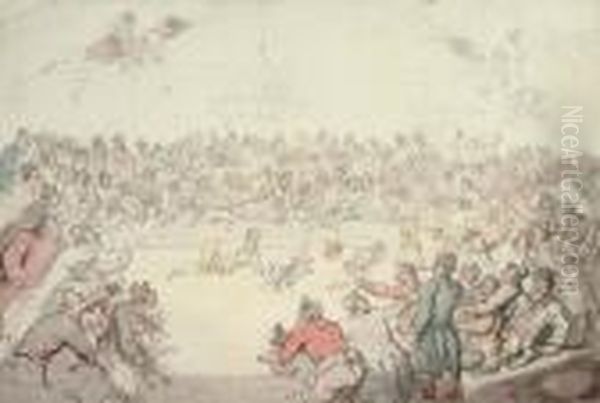 A Dog Fight At The Westminster Pit - view 1