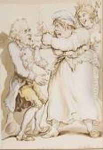 Abull Bitch by Thomas Rowlandson