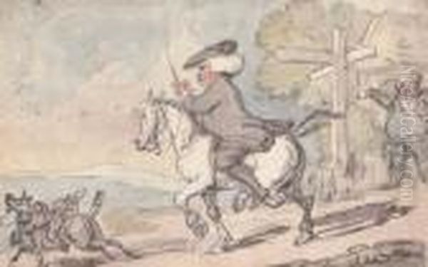 An Illustration To Dr Syntax (illustrated); And In The Melee Of Battle - view 1