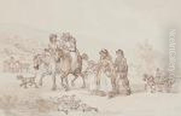 Travellers On The Road - view 1