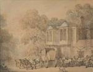 The Village Saddlery by Thomas Rowlandson