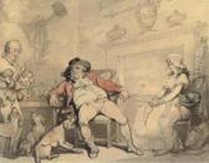 Buying A Pup by Thomas Rowlandson