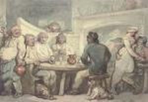 A Tavern Scene by Thomas Rowlandson