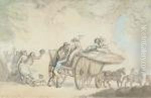 Harvesters Merrymaking by Thomas Rowlandson