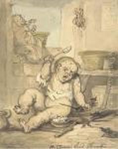 A Town Bred Bratt [sic] by Thomas Rowlandson