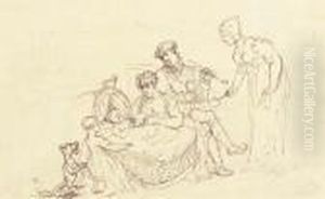 The New Arrival by Thomas Rowlandson