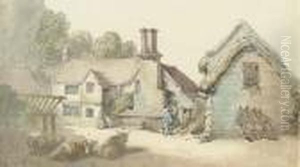 View Of Cottage And Barnyard - view 1