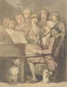 Portrait Of Doctor Guise by Thomas Rowlandson