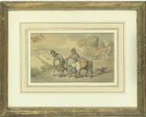 Beggar Makers by Thomas Rowlandson