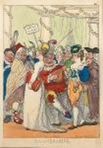 Masquerading by Thomas Rowlandson