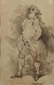A Fashionably Dressed Gentleman by Thomas Rowlandson