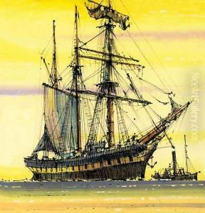 Unidentified sailing boat by John S. Smith