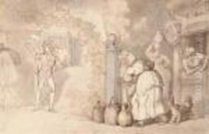 The Cuckold's Lover by Thomas Rowlandson