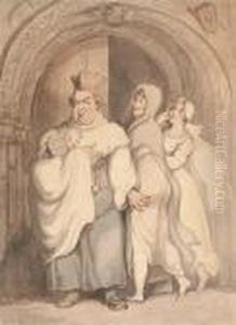 The Devotees by Thomas Rowlandson