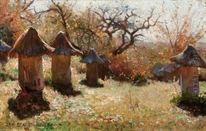 Beehives in the Ukraine by Jan Stanislawski