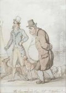 The Sunrise And Sunset by Thomas Rowlandson