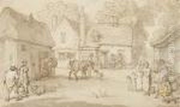 A Village Scene - view 1