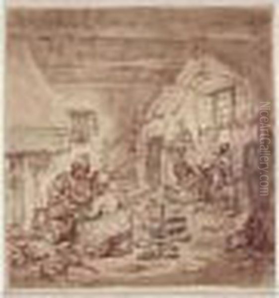 A Family In An Interior - view 1