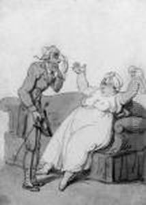 Bad News by Thomas Rowlandson