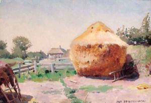 A haystack by Jan Stanislawski