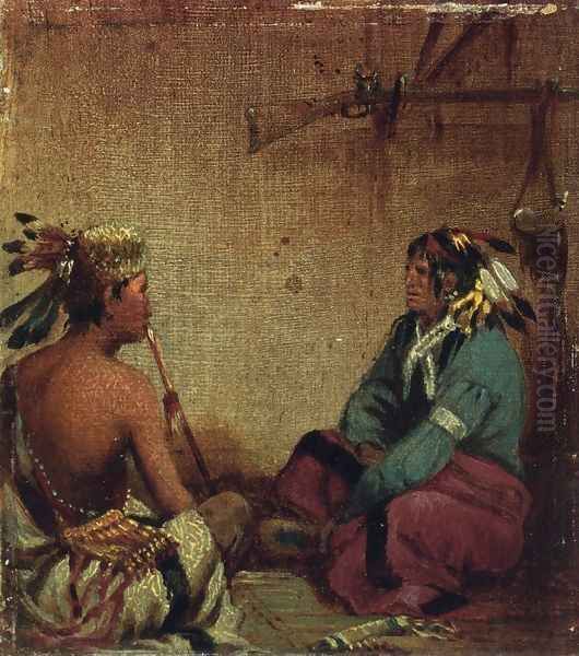 Interior of Wigwam - view 1