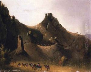 Passing an Obstruction: Mouth of Night Creek by John Mix Stanley