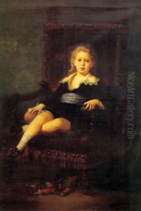 A Portrait of Arthur Lionel Payne by Nathaniel Sichel