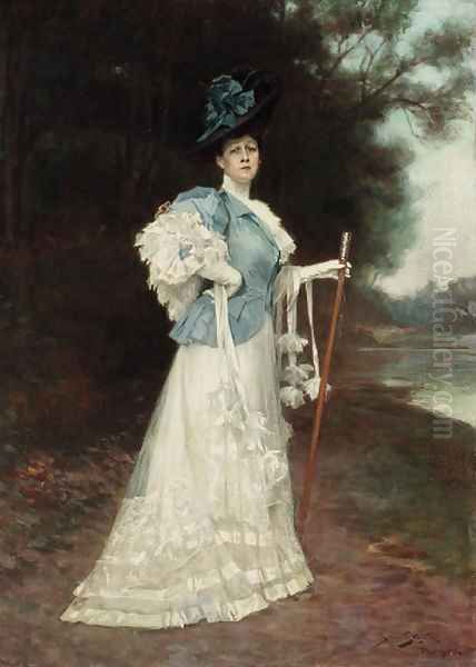 Portrait of a courtly lady - view 1
