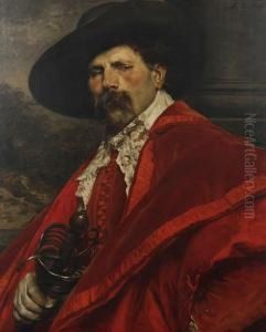 A Cavalier by Ferdinand Victor Leon Roybet