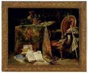 A Corner In The Studio by Ferdinand Victor Leon Roybet