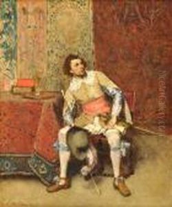 Mousquetaire Assis by Ferdinand Victor Leon Roybet