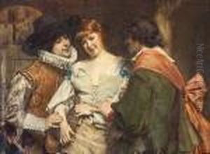 A Difficult Choice by Ferdinand Victor Leon Roybet