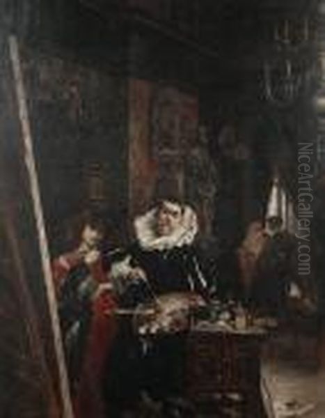 The Artist At Work - view 1