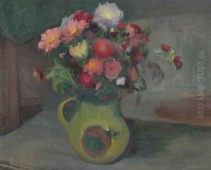 Asters in a Jug (Reines-Marguerites dans la cruche)