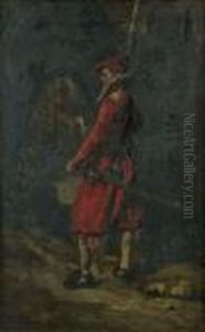 Le Hallebardier by Ferdinand Victor Leon Roybet